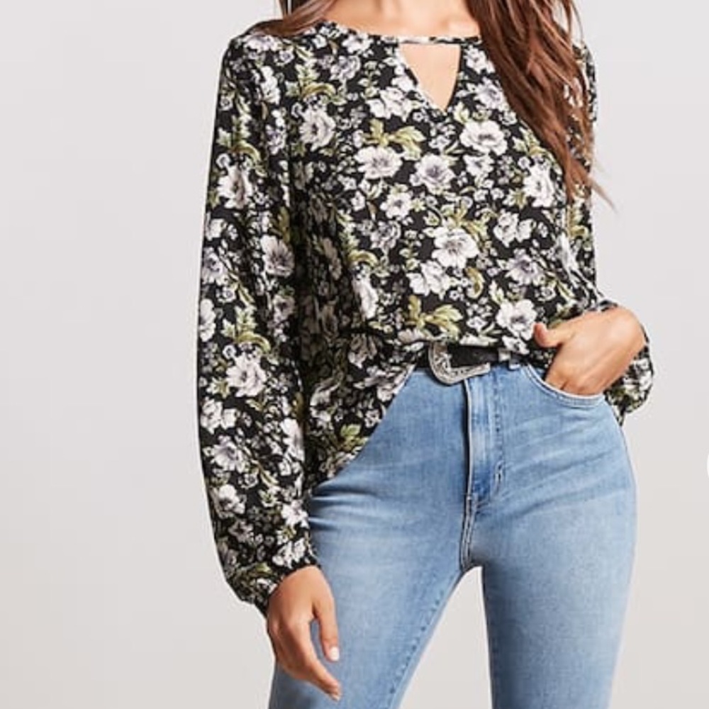 Floral Print Blouse